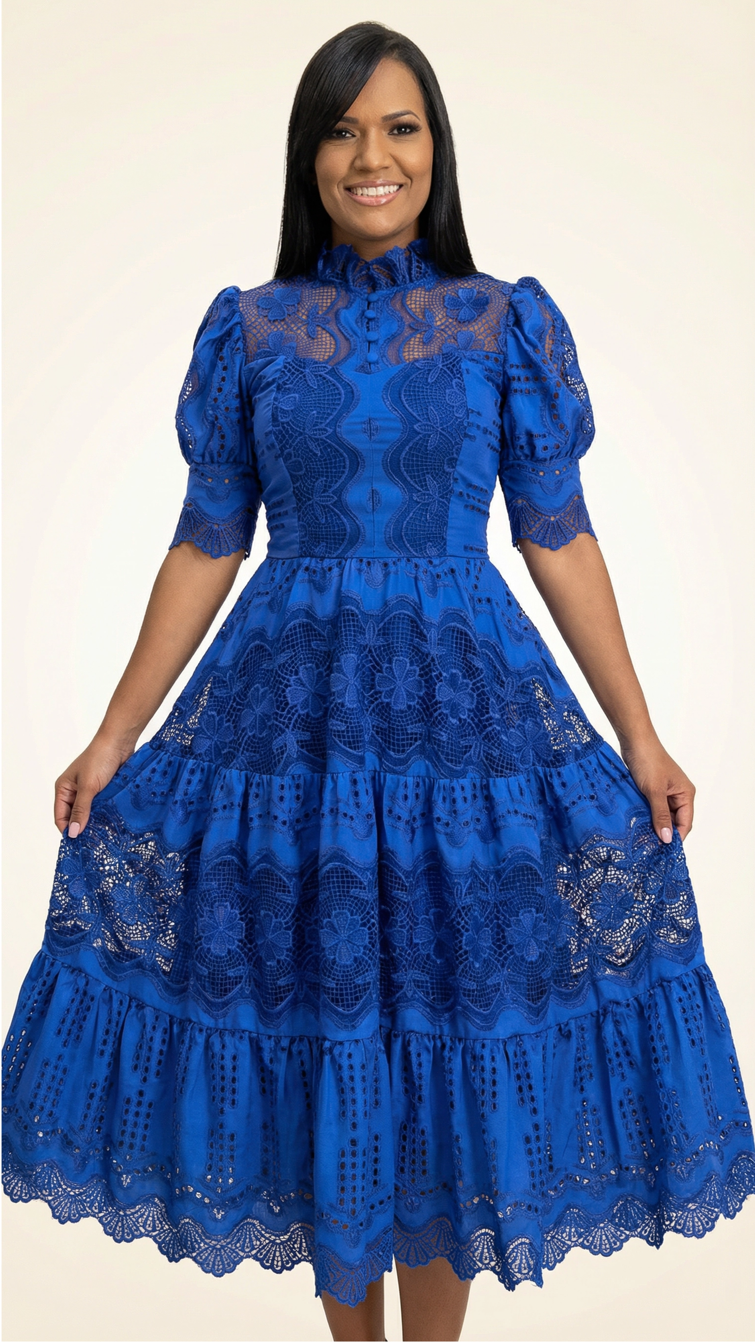 Vestido Majestade Azul