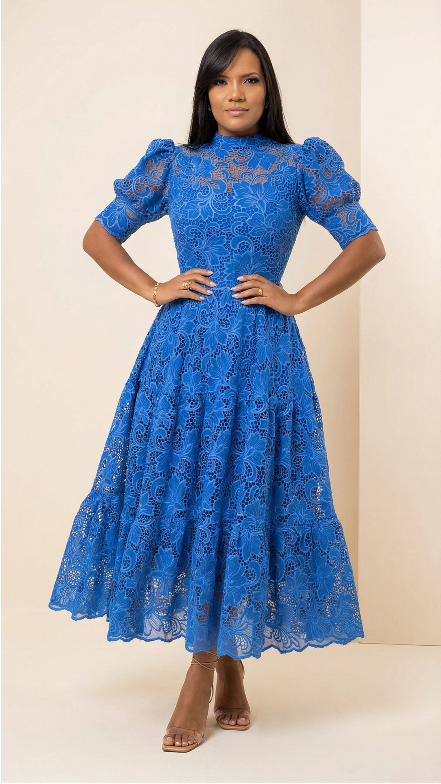 Vestido Soberana Azul